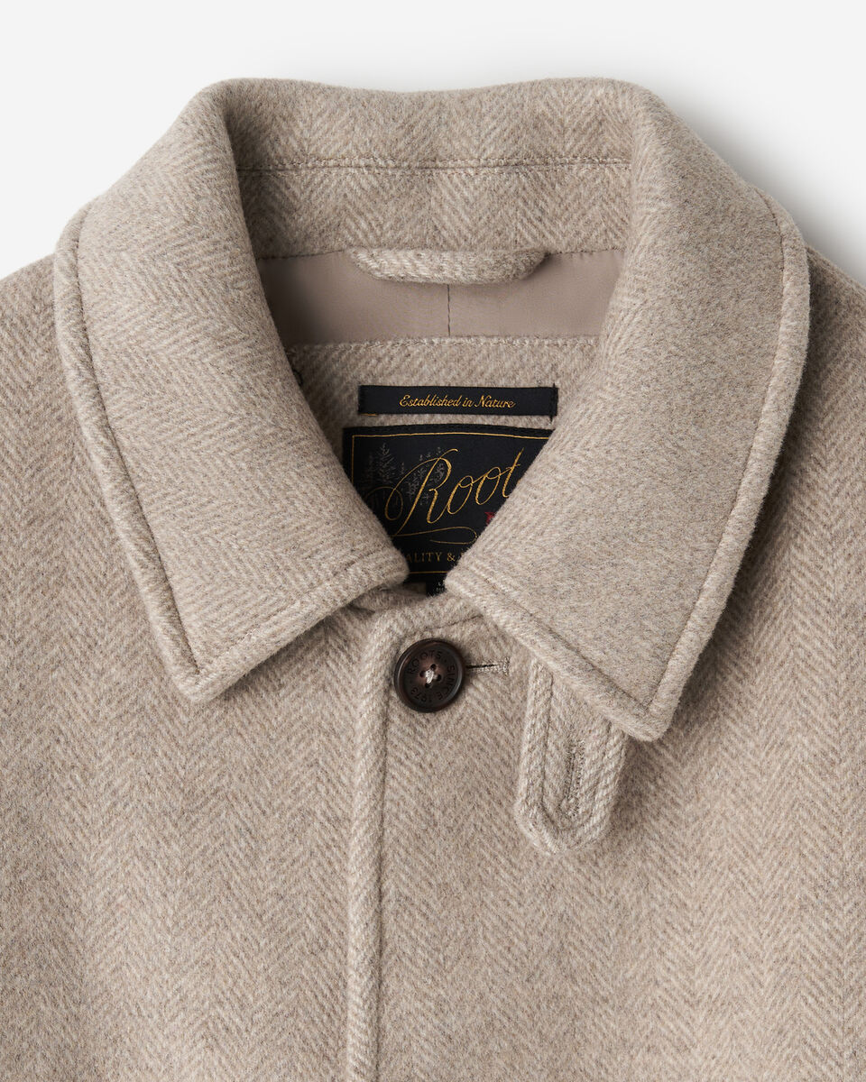 Long Wool Blend Coat