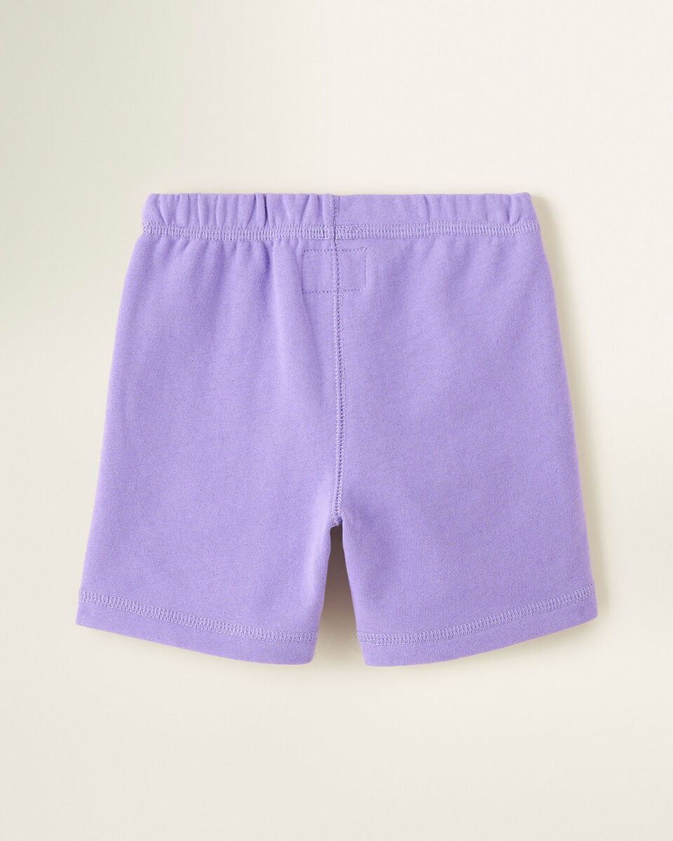Short original en molleton ton-sur-ton pour tout-petits  