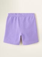 Short original en molleton ton-sur-ton pour tout-petits  