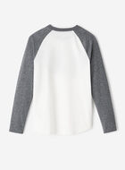 T-shirt manches longues à carreaux Inglenook pour femmes