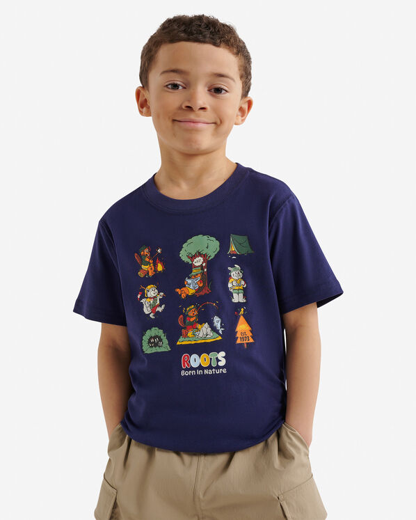 T-shirt Camp phosphorescent pour enfant