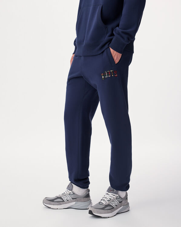 Plaid Applique Sweatpant