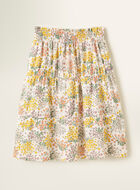 Jupe à motif floral pour fille
