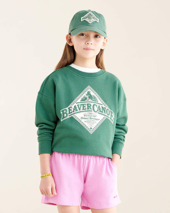 Kids Beaver Canoe Relaxed Crew Sweatshirt