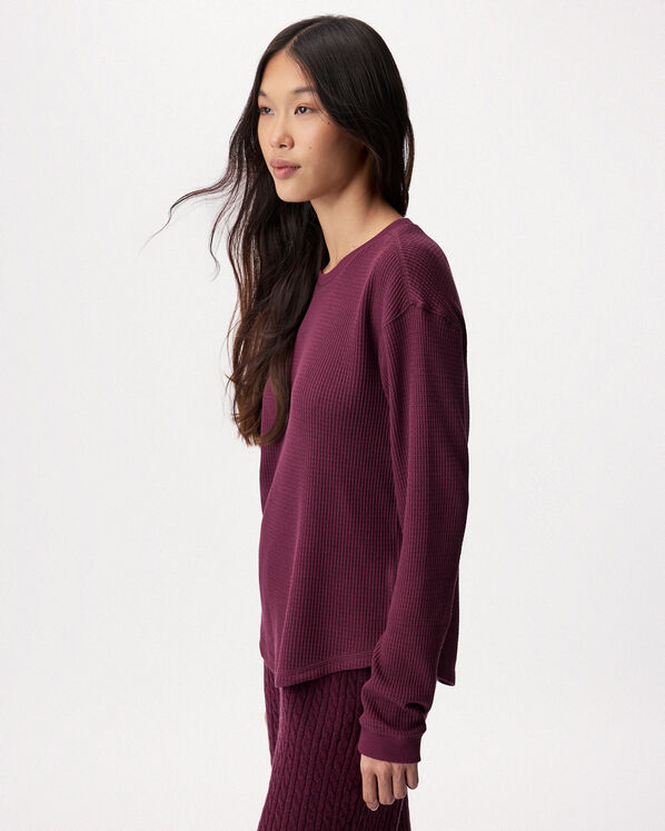 Waffle Long Sleeve Top