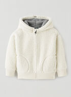 Baby Shearling Fleece Relaxed Zip Hoodie