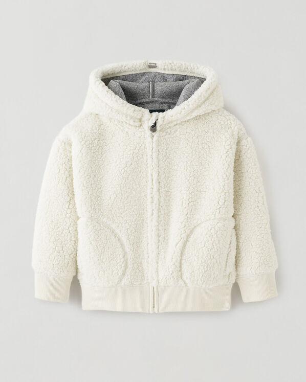 Baby Shearling Fleece Relaxed Zip Hoodie