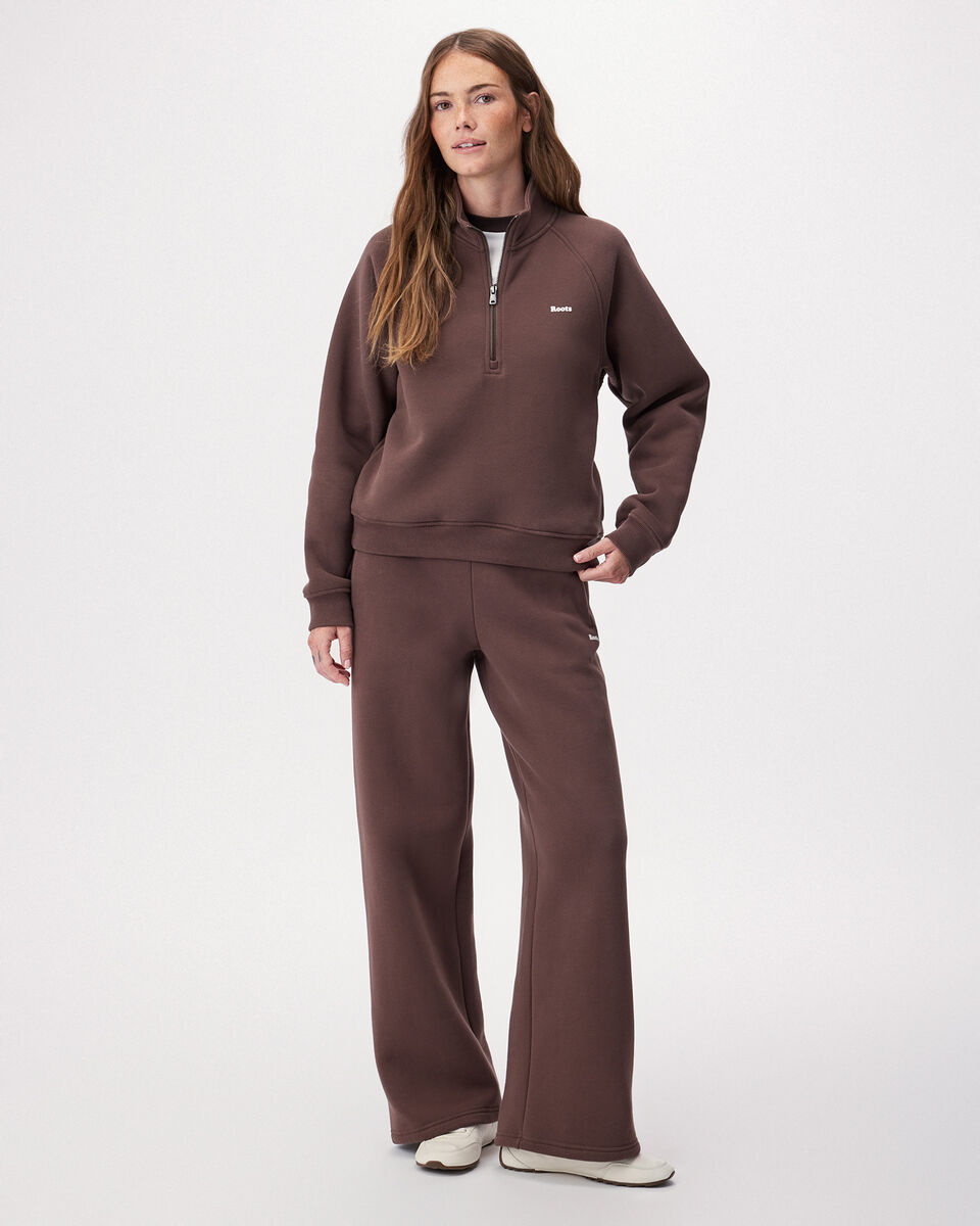 Pantalon en molleton Nuage &agrave; jambe droite