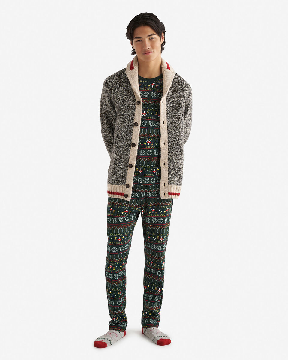 Mens Holiday Pajama Top