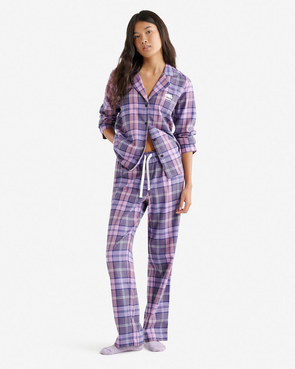 Womens Plaid Pajama Set