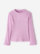 Toddler Girls Cooper Sparkle Rib T-Shirt