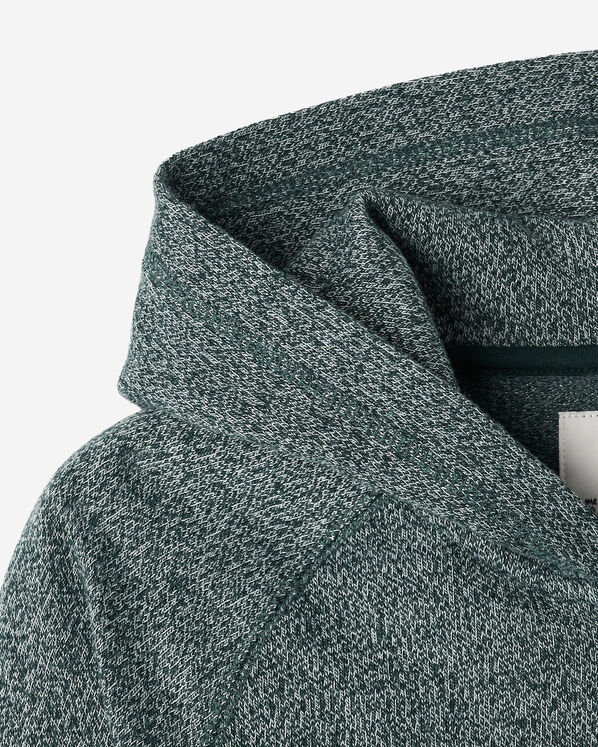 Chandail original &agrave; capuchon et glissi&egrave;re en jersey bouclette de coton bio pour enfants