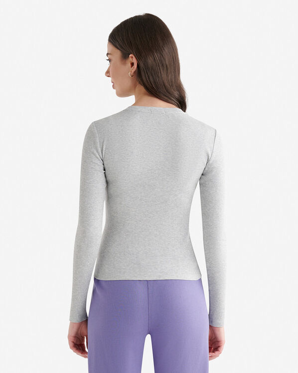 Roam Rib Fitted Long Sleeve Top