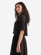 Chemise à manches courtes en gaze de coton Isla
