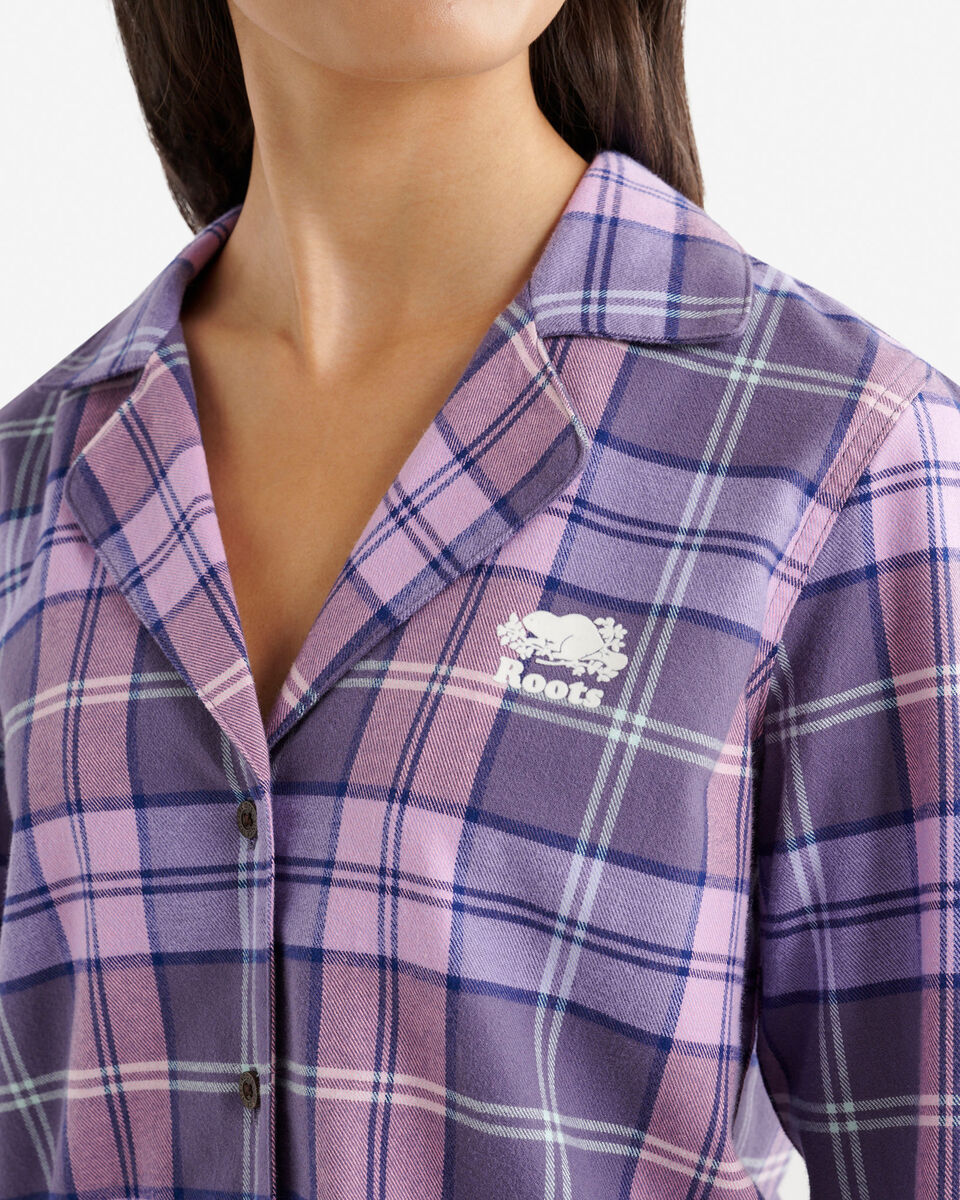 Womens Plaid Pajama Set