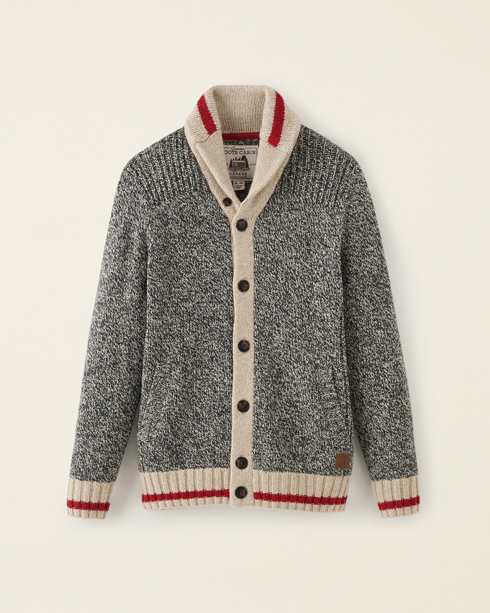 Roots cabin deals shawl cardigan