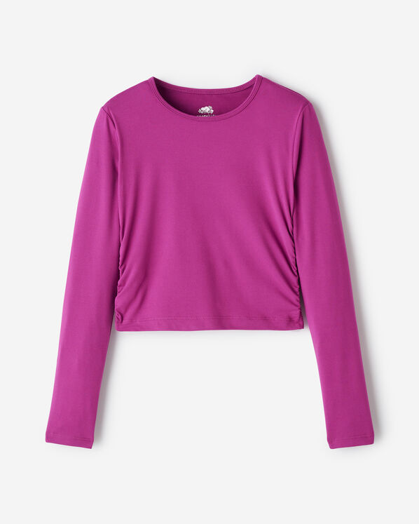 Girls Fitted Active T-Shirt - Wild Aster Purple