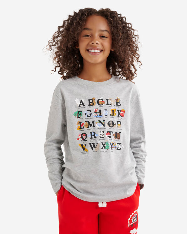 Kids ABC Of Canada T-Shirt - Heather Grey Kids ABC Of Canada T-Shirt - Heather Grey