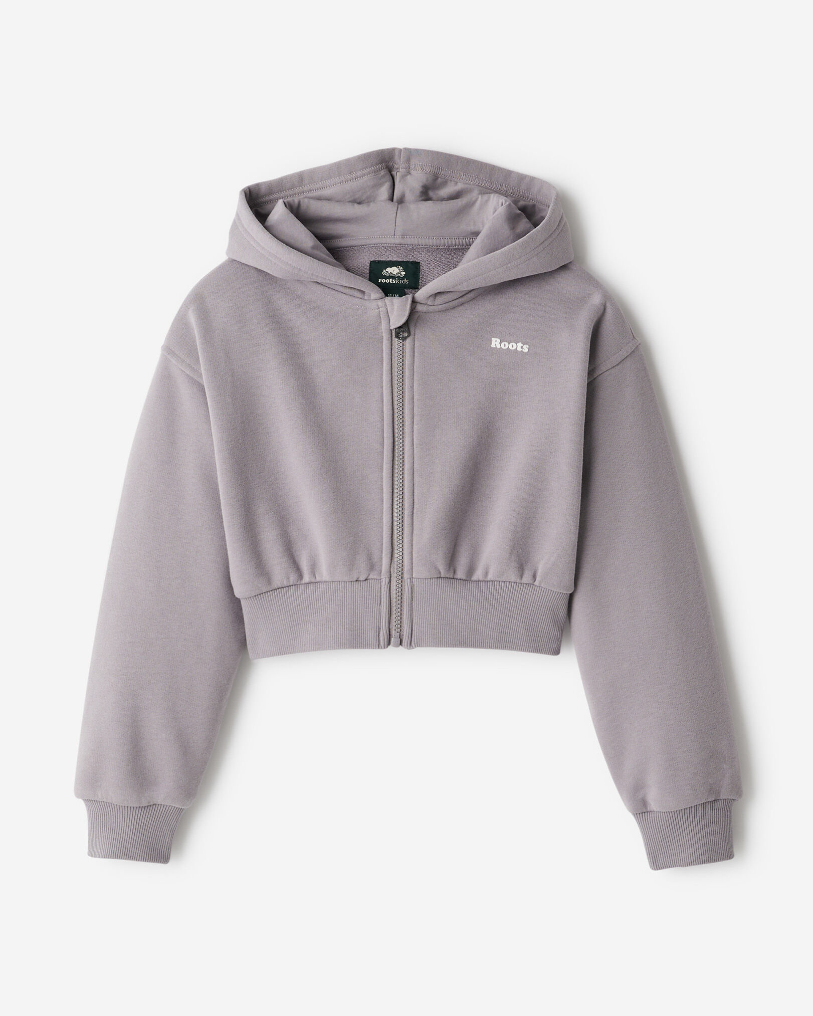 Cropped Zip Up Hoodies | Roots