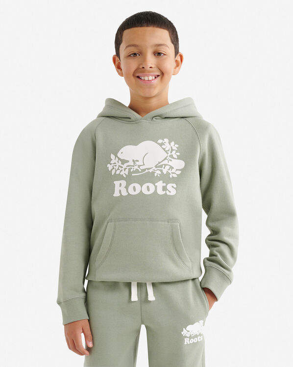 Kids Organic Original Kanga Hoodie - Shadow Green Kids Organic Original Kanga Hoodie - Shadow Green