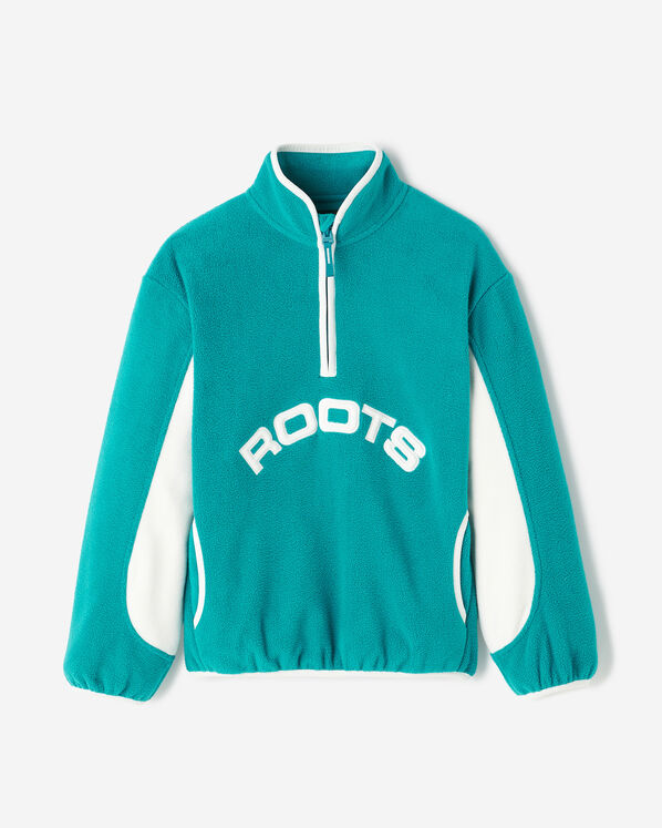 Kids Active Microfleece Half Zip - Tropical Teal