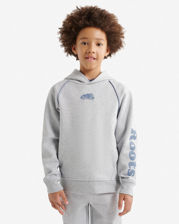 Kids Recover Interlock Hoodie - Heather Grey Kids Recover Interlock Hoodie - Heather Grey