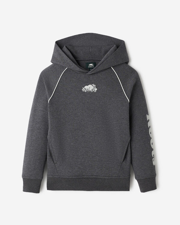 Kids Recover Interlock Hoodie - Midnight Grey Mix Kids Recover Interlock Hoodie - Midnight Grey Mix