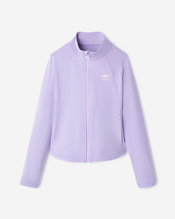 Girls Active Fitted Track Jacket