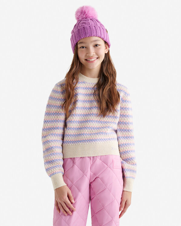 Girls Apres Ski Crew Neck Sweater