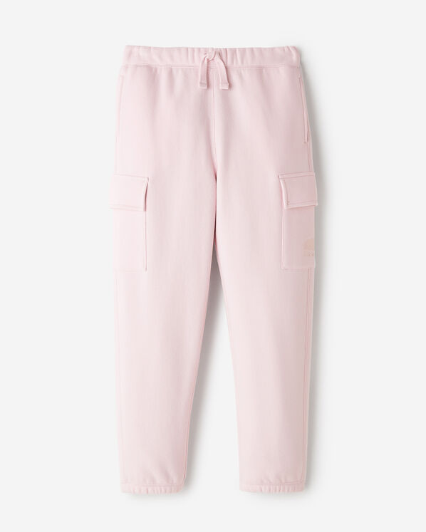 Kids Organic Cooper Relaxed Cargo Sweatpant - Ballerina Pink