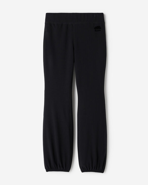 Girls Organic Cooper Cozy Fleece Dance Jogger - Black
