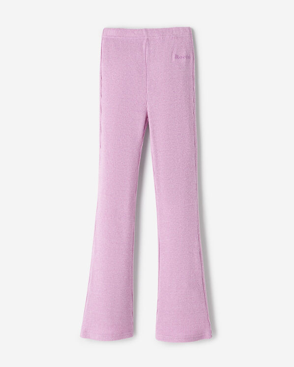 Girls Cooper Sparkle Rib Flare - Pale Pansy