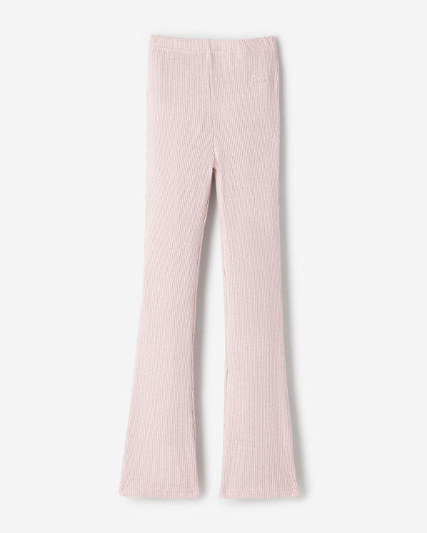 Girls Cooper Sparkle Rib Flare - Chalk Pink