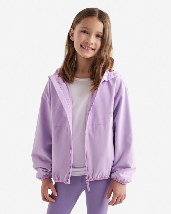 Kids Transitional Windbreaker - Pastel Lilac