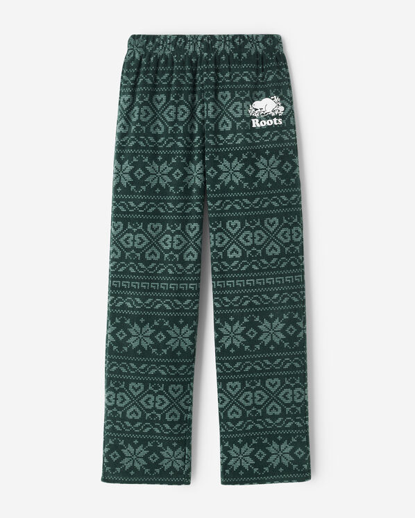 Kids Microfleece Pajama Pant - Varsity Green