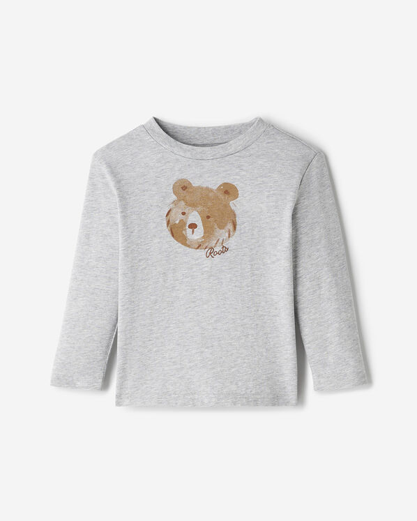 Toddler Bear T-Shirt - Heather Grey
