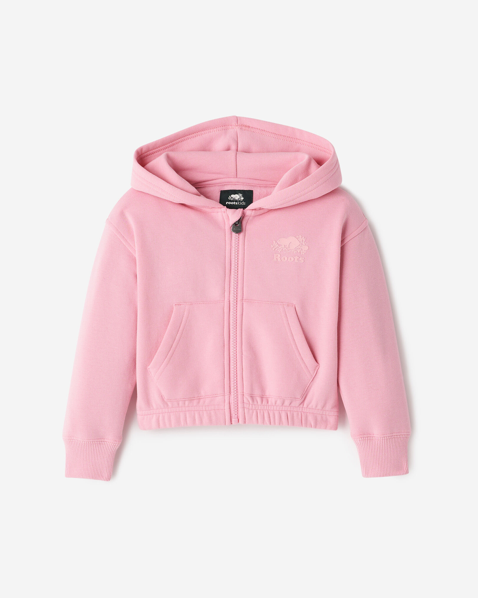 Pink Zip Up Hoodie | Roots