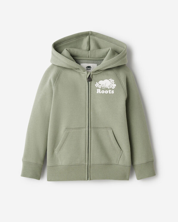 Toddler Organic Original Full Zip Hoodie - Shadow Green Toddler Organic Original Full Zip Hoodie - Shadow Green