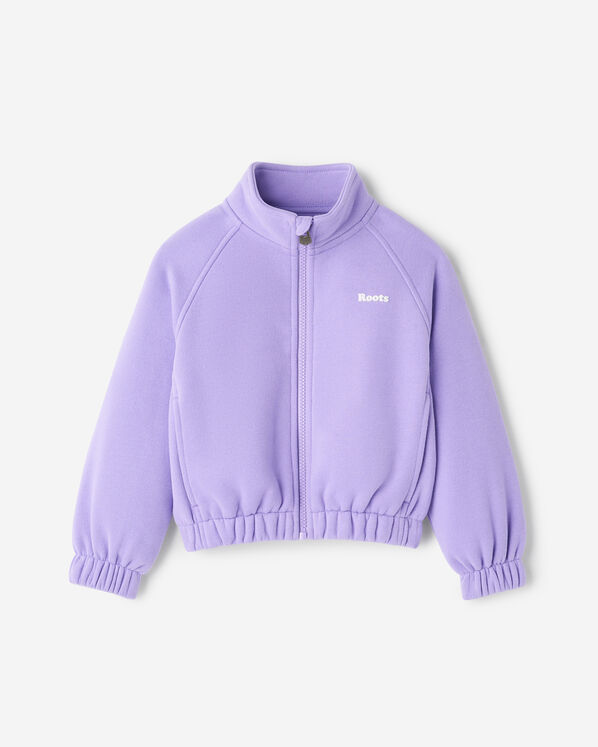 Toddler Cloud Bubble Track Jacket - Violet Tulip