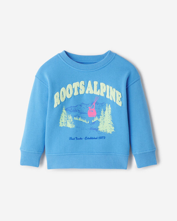 Toddler Alpine Landscape Crew Sweatshirt - Louis Blue Toddler Alpine Landscape Crew Sweatshirt - Louis Blue
