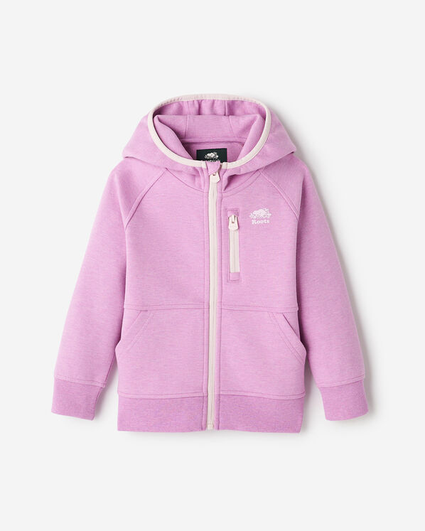 Toddler Recover Interlock Full Zip Hoodie - Purple Thistle Mix