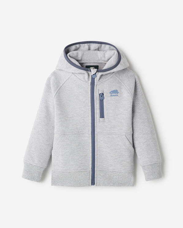 Toddler Recover Interlock Full Zip Hoodie - Heather Grey