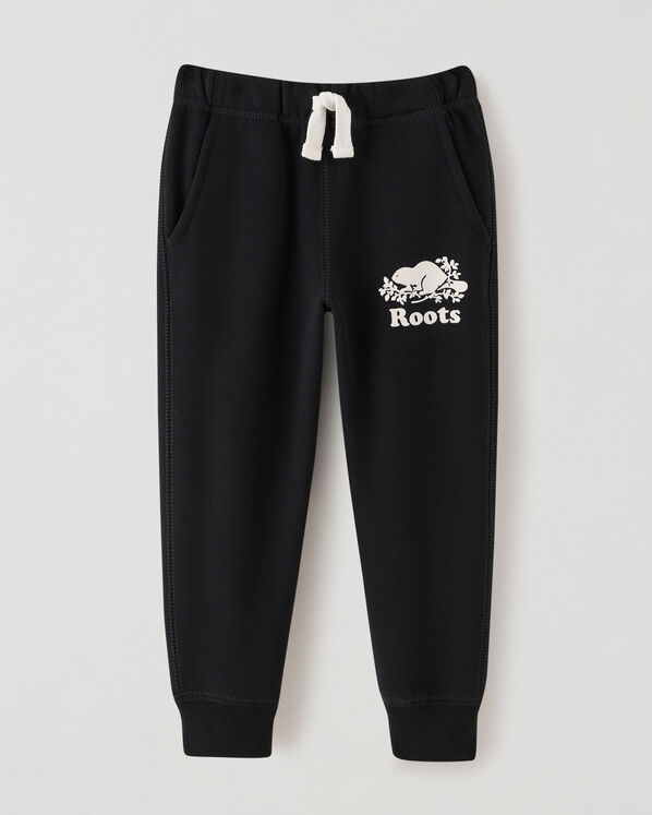 Toddler Boys Organic Park Slim Sweatpant - Black
