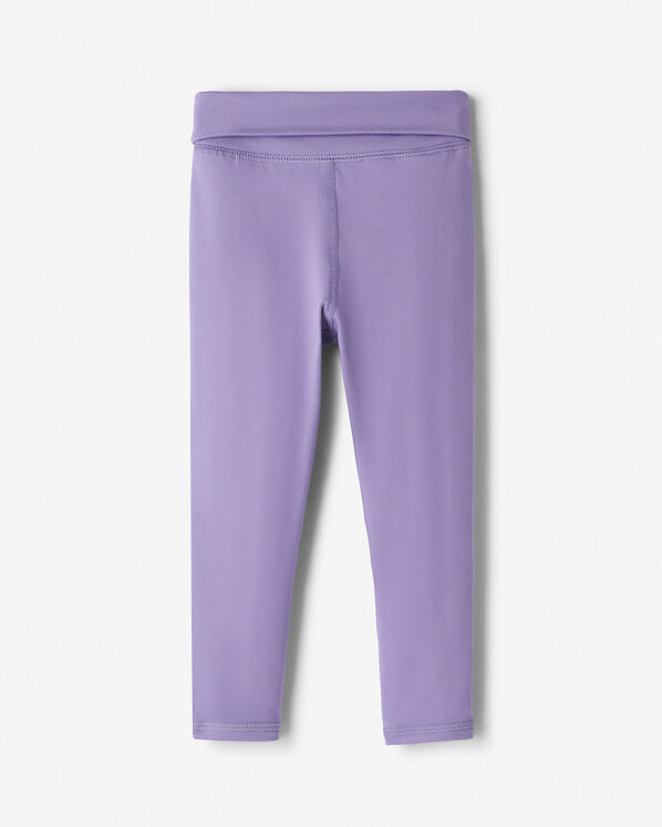 Toddler Girls Active Fold Over Ankle Legging - Plum Blossom