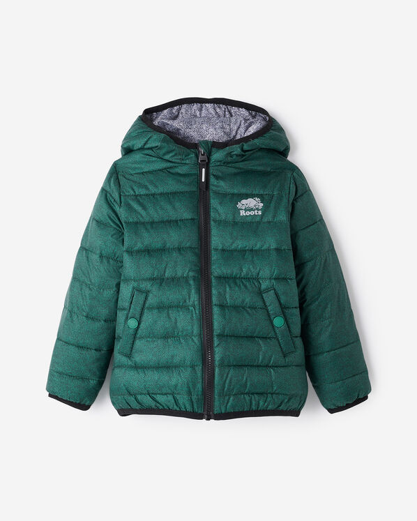 Toddler Lightweight Reversible Jacket - Green Jacket Pepper