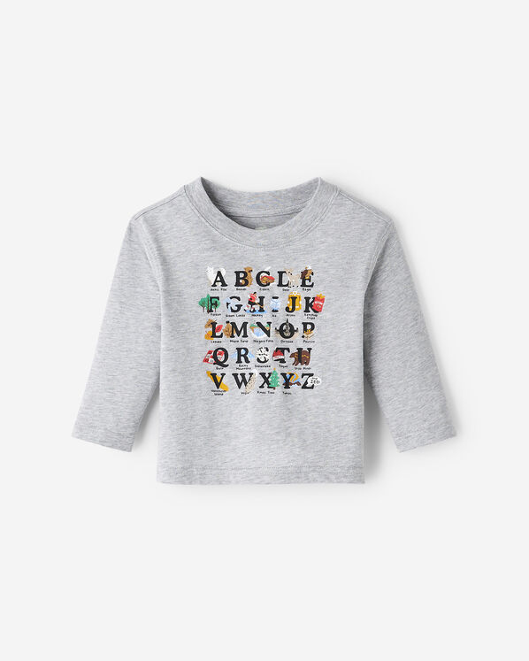Baby ABC Of Canada T-Shirt - Heather Grey Baby ABC Of Canada T-Shirt - Heather Grey