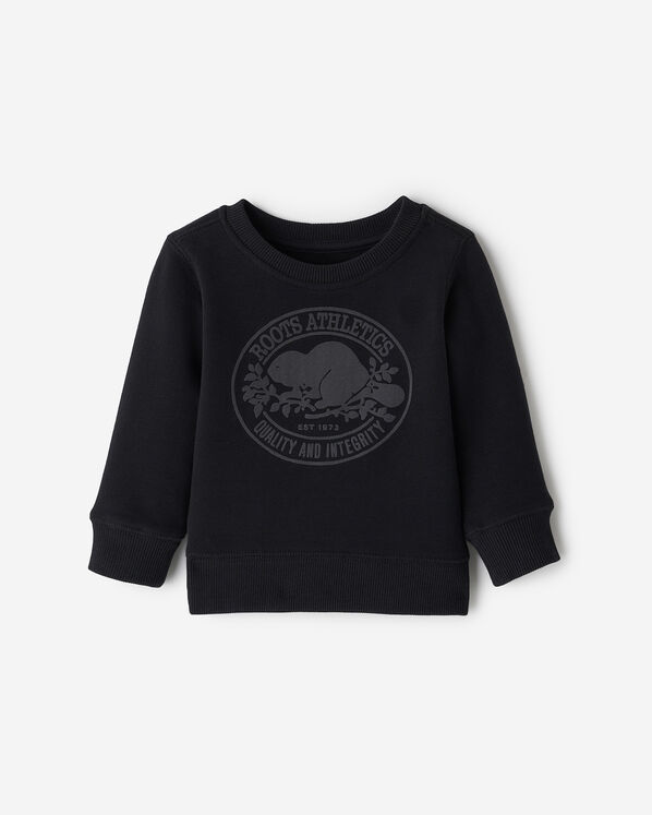 Baby Heritage Beaver Crew Sweatshirt - Black