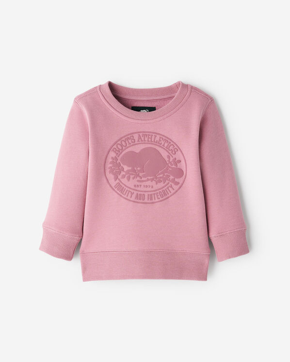 Baby Heritage Beaver Crew Sweatshirt - Orchid Smoke