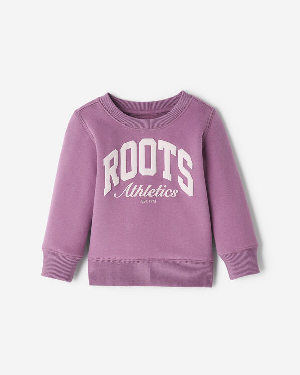 Baby Roots Arch Crew Sweatshirt - Raisin Purple