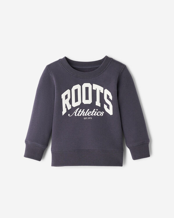 Baby Roots Arch Crew Sweatshirt - Periscope Grey